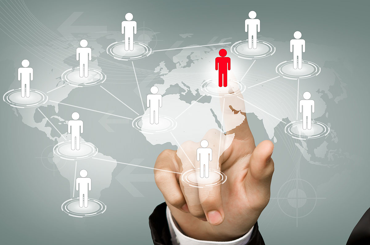 businessman-touching-red-icon-connected